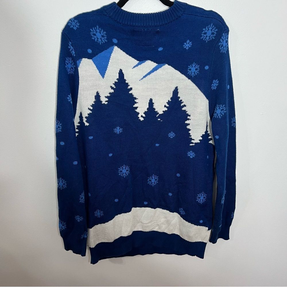 Tipsy Elves Sasquatch Mistletoe Ugly Christmas Sweater -- L - Picture 6 of 10